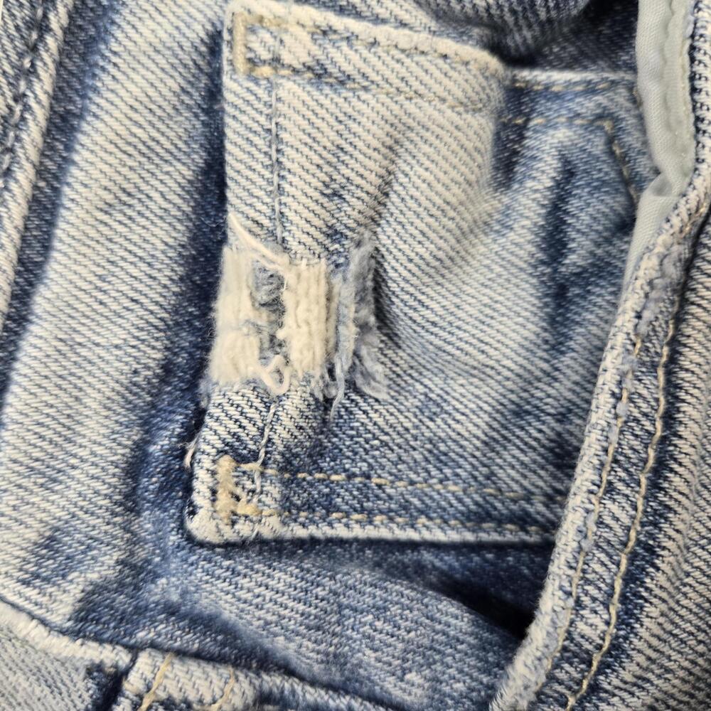 PAIGE Alexis High Rise Barrel Leg Jeans Light Wash Denim Women's Size 32 - Picture 6 of 9